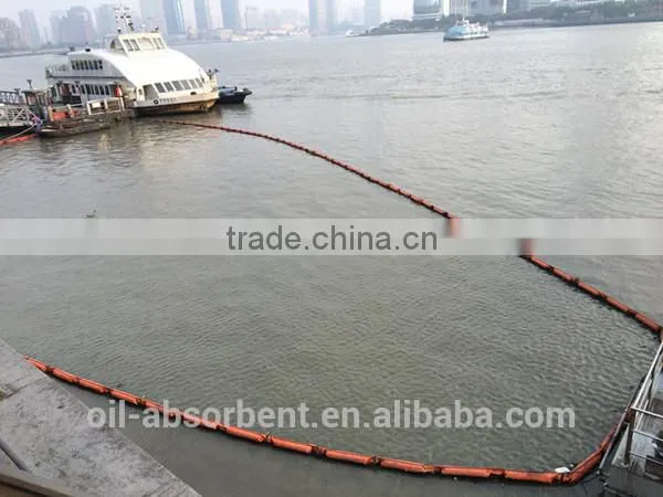 PVC Floating Oil Boom For Containing Oil Spill On The Sea/Oil Spill Boom photo-2