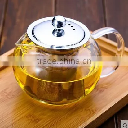 800ml Borosilicate Glass Handblown Glass Kettle