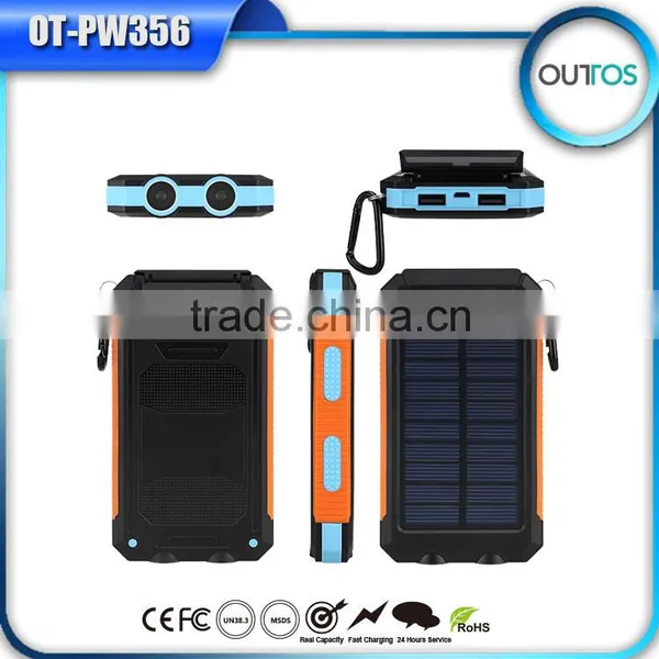 Wholesale Waterproof 8000mah Mobile Solar Panel Battery Charger Universal Portable Power Bank Quality Choice photo-5