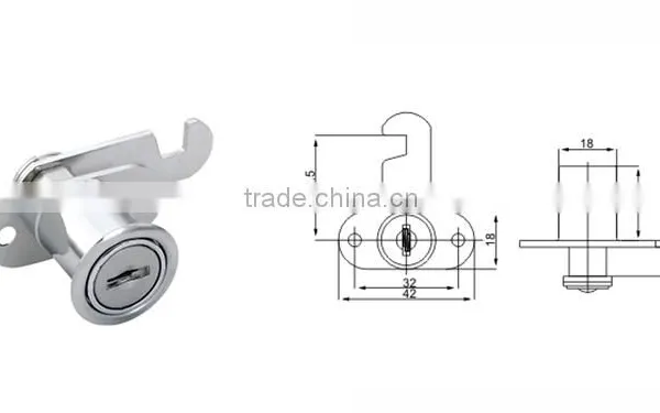 Foshan Hardware Cylinder Gym Round Cabinet Lock photo-6