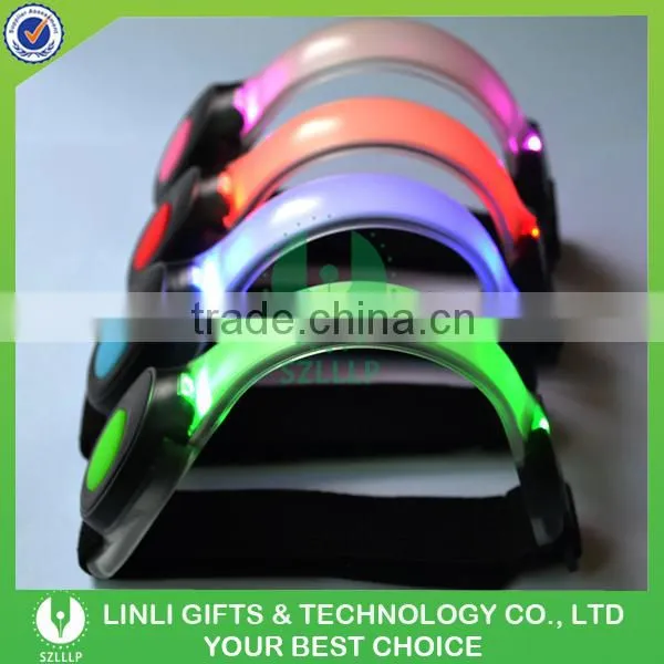 Hot Selling TPU Safety Warning Led Light Up Arm Band With Logo photo-3