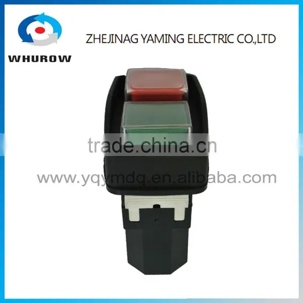 Ignition Momentary Press Push Button Switch YCZ2 Emergency Stop 5 Pin 12A 120V IP55 250V On Off Red Green Sign Wiring Brass Feet photo-4