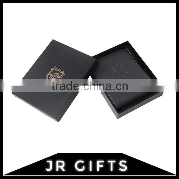 Stable Quality Dark Grey Leather Designer Men Wallet