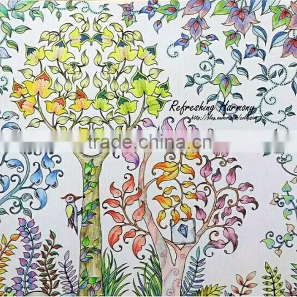 Wholesale An Inky Treasure Hunt and Enchanted Forest Coloring Book English Version Secret Garden Series photo-2