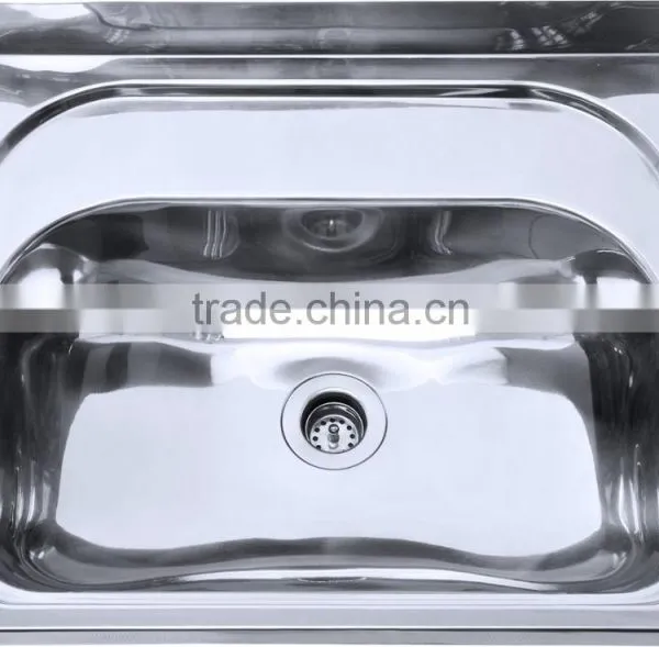 Australia Commercial Wall Hung Stainless Steel Hand Wash Basin Laundry Sink Tub photo-2