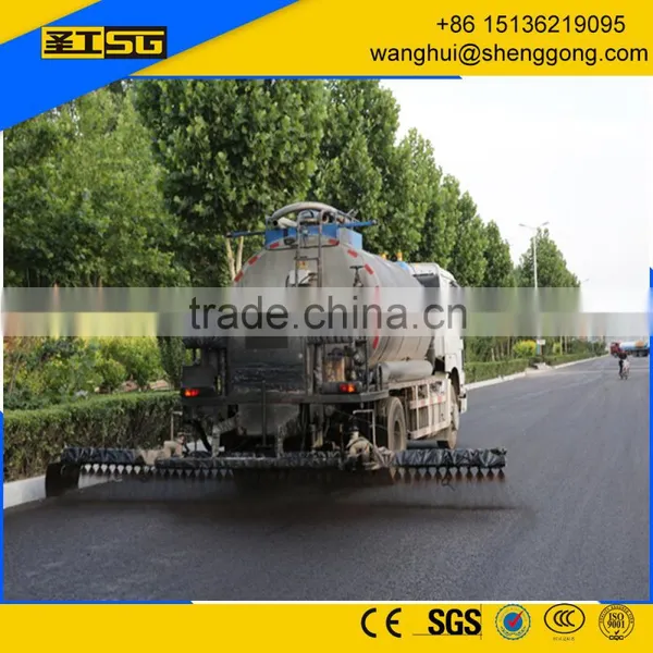8000 Liter Emulsion Asphalt, Computerized Emulsion Asphalt Distributor photo-5