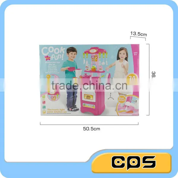 Pretend Play Kitchen Toy Kids Plastic Cooking Play Set photo-3