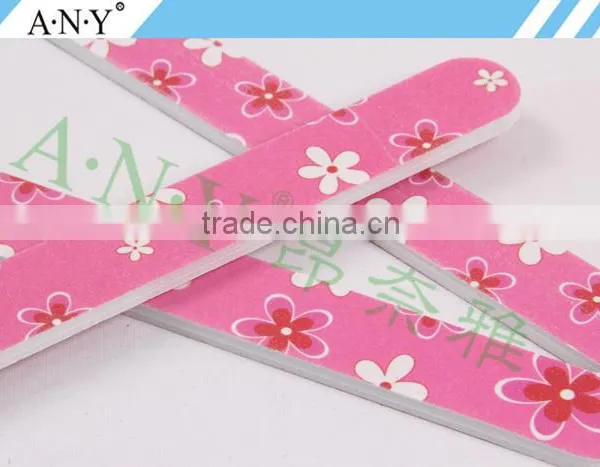Nails Cure Polishing and Shaping Cure Pink Flower Nail File Standard Size photo-4