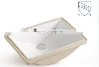 UPC Ceramic Under Counter Bathroom Sink