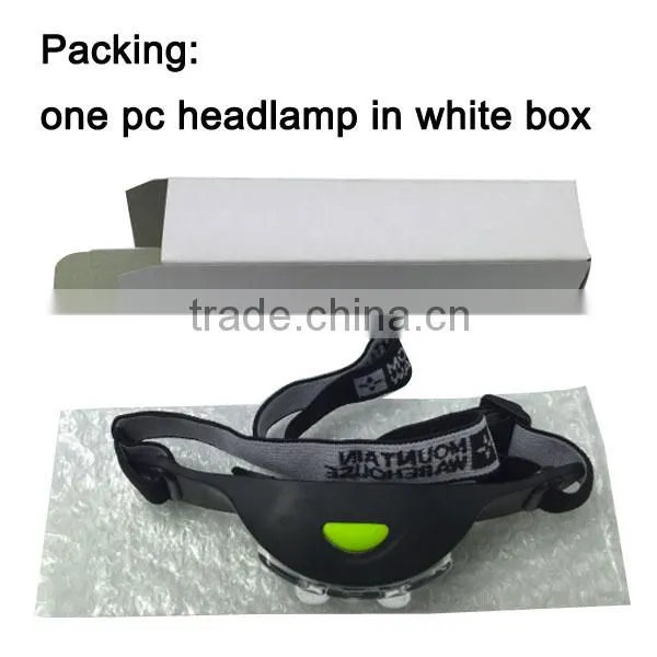 T01 The Best Factory Cheap LED Headlamp 2*CR2032 Battery Plastic Head Lamp Quality Choice photo-6