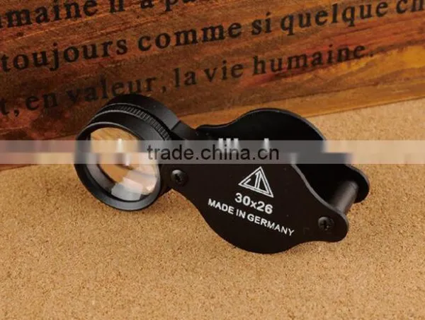 Caisi 30X 26mmDiamond Loupe Handheld Jewelry Magnifier