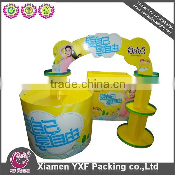 Custom Advertising Cardboard Floor Display Stand Unit photo-3