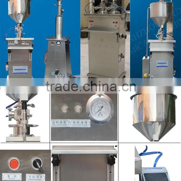spx vertical pneumatic paste filling machine,peanut paste filling machine
