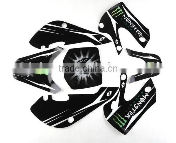 KLX 110 Motorcycle Sticker Kit 3M Sticker Kits Plastic Body Kits Decal photo-2