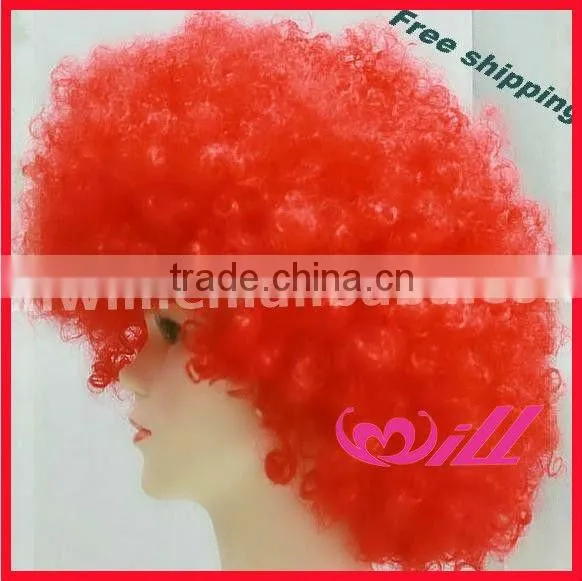 Fashion Red Curly Wigs Red Wigs Cheap Party Wig Synthetic Hair Wigs photo-2