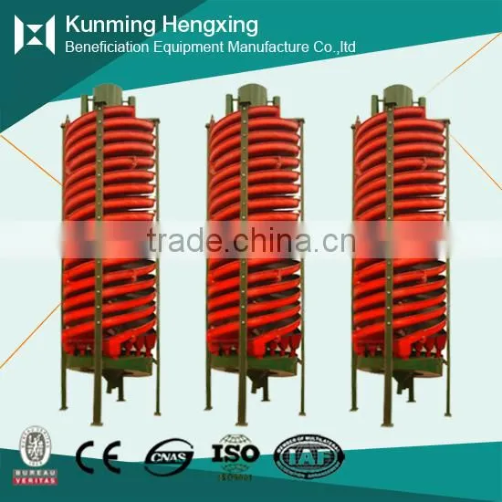 Gravity Separating Spiral Chute Separator