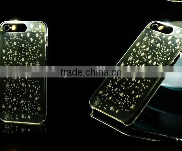LED Light Flash TPU+PC Hybrid Phone Case for IPhone 6 Iphone 5S Light Phone Cases photo-4