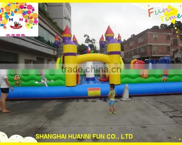 Inflatable Jump Castle/ Inflatable Air Bouncer Trampoline With Slide photo-4
