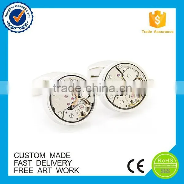 Newest Design Wholesale Blue Stone Cufflinks Set photo-5