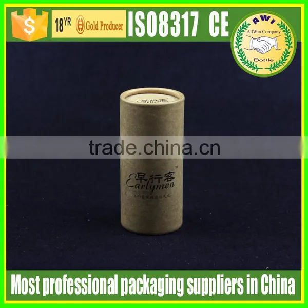 Recyclable Recycled Paper Tube Packaging Kraft Roundness Paper Box photo-4