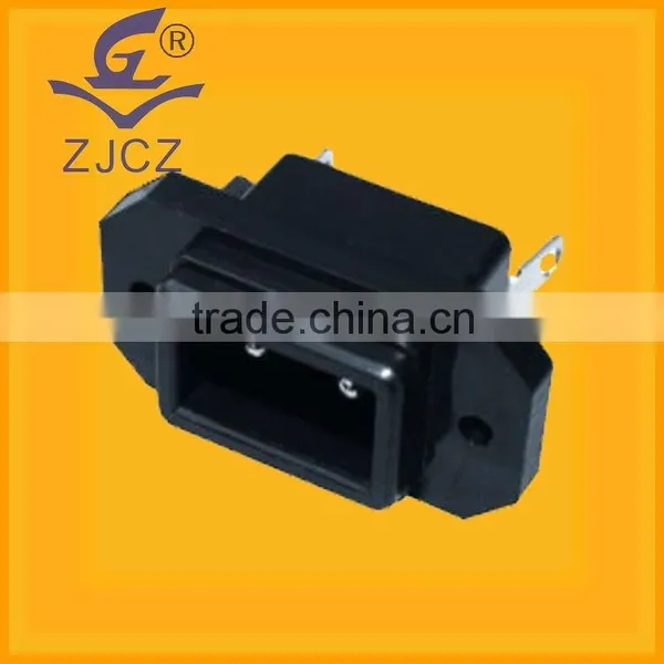 3 Pin AC Electrical Power Socket With Fuse Holder photo-3