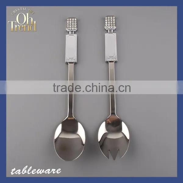 SH - Brilliant Silver Spoon & Fork Set, Good Quality Sample Free Flatware Wholesale Stainless Steel Cutlery Set photo-2