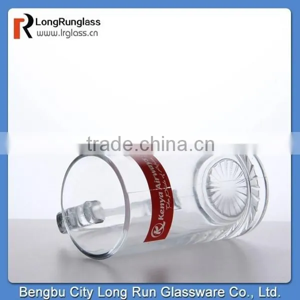 LongRun 370ml Wholesale Round Bottom Custom Sprinting Heavy Beer Mug photo-3