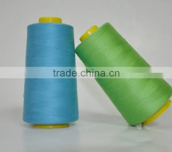 100% Polyester Material and Dyed Pattern Sewing Thread