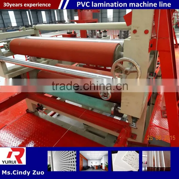 Small Capacity Gypsum Ceiling Board Making Machine/pvc Laminated Gypsum Ceiling Board Making Machine photo-2