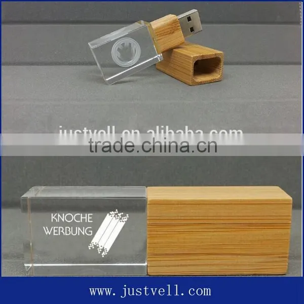 Wood Crystal Usb Flash Drive 1-64GB Bulk 1gb Customized Usb photo-2