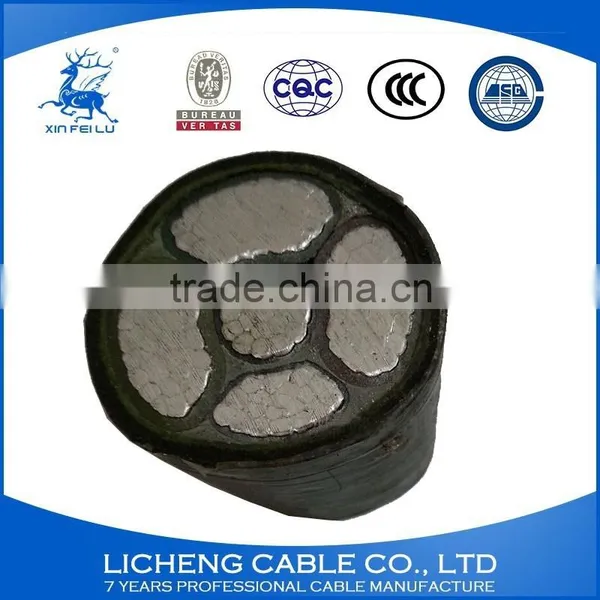 3*150+2*70mm2- Aluminum 5 Core China Cable Manufacturer XLPE Insulated PVC Sheathed Construction Power Cable-YJLV photo-2