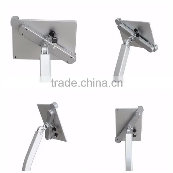 Anti-theft Full Rotation Diagonal Design Display Floor Stand for 7-10.5 Inch Tablet PC photo-3