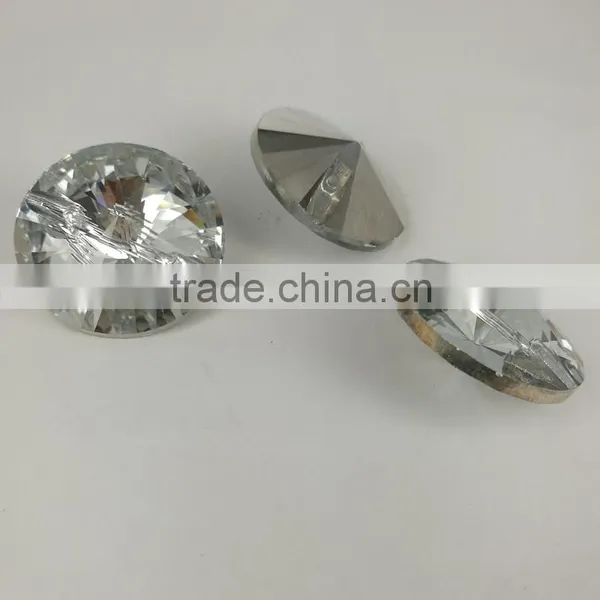 Sale Different Size Round Rhinestone Crystal Bag Buckle From China photo-2