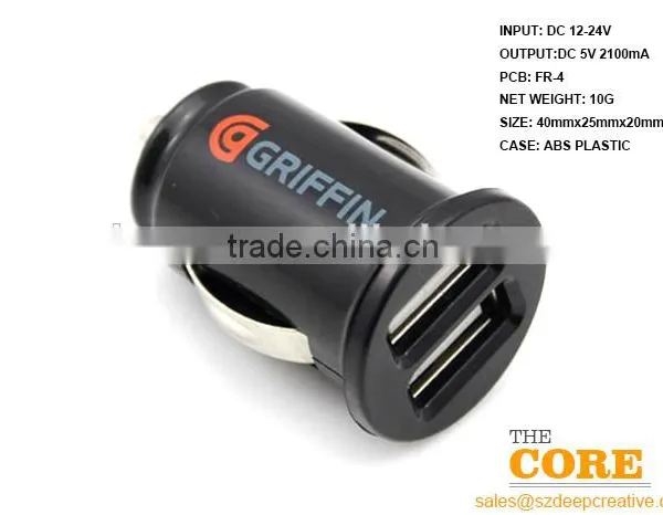 G2 Two USB Port Car Charger,2 Port Car Charger,cheap Car Usb Charger,Auto Charger photo-2