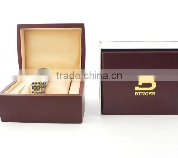 Hot Selling! Luxury Custom Logo Printed Wooden Watch Boxes photo-2