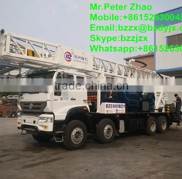 Hot Selling in Oversea Market!! BZC600BZY Truck Mounted Drilling Rig photo-3