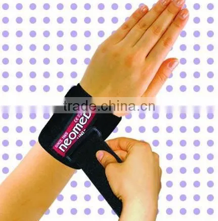 Black Neo Neoprene Wrist Support