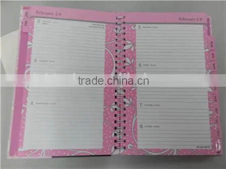 Custom Planner Printing Spiral Leather Notebooks photo-3