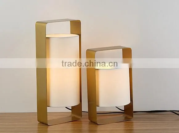 Metal Body With Fabric Lampshade Table Lamp Read Desk Lamp photo-3