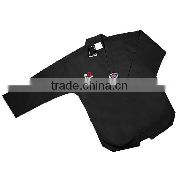 Best Quality Fashion Style Black Custom Taekwondo Suit photo-2