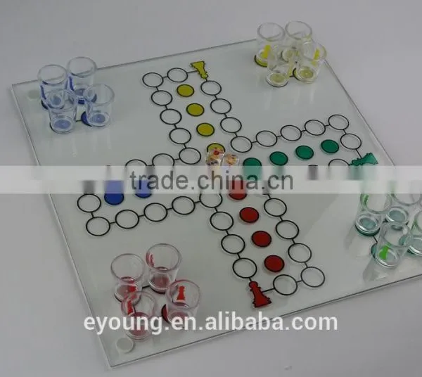 Hot Selling Drinking Ludo Board Chess Game Set photo-2
