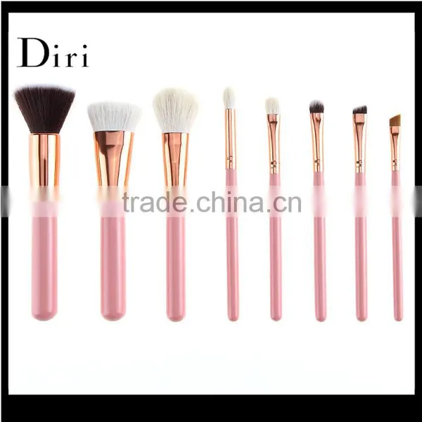 Private Lable New Fashion Girls Pink Makeup Brush Set photo-3