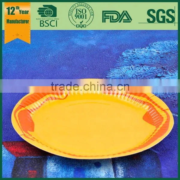 Paper Plate, Gold Paper Plate, Disposable Paper Plate