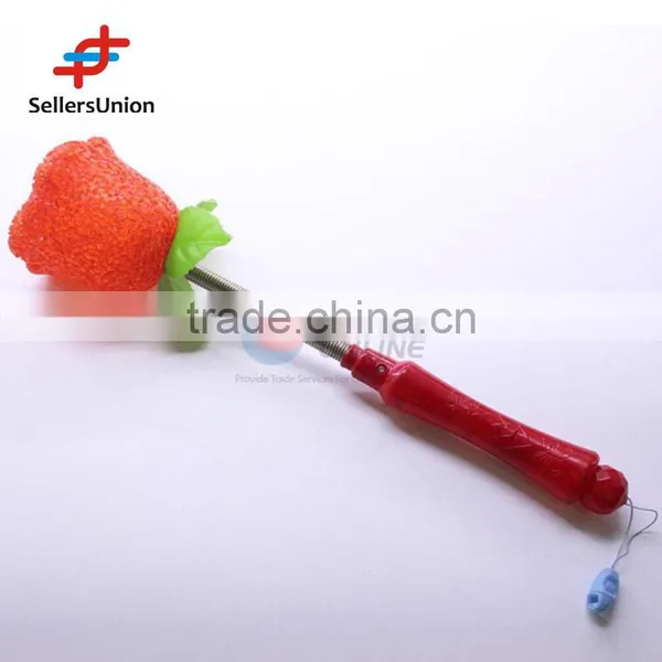 No.1 Yiwu Exporting Commission Cheap Low Price Rose Design Flashing Stick Toy for Children Agent Required photo-2