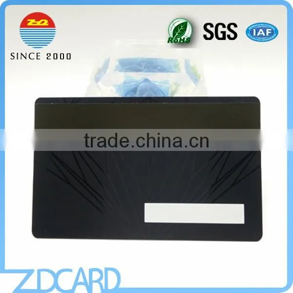 High Class Magnetic Stripe Metal Credit Card With Signature Panel photo-6