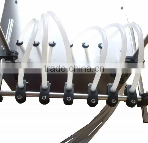 Electric High Accuracy Small Dose 2ml 6 Nozzles Coconut Oil Filling Machine photo-3