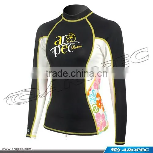 Wings Lady UV Cut Lycra Long Sleeve Rash Guard photo-2
