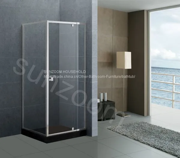 New Sunzoom Sexy Simple Shower Room Square Framed Shower Door photo-2