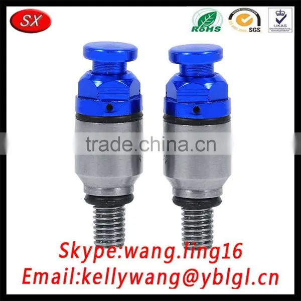 Custom Stainless/Aluminum M5 0.8MM Motorcross Dirty Bike Fork Air Bleeder Relief Valve,Air Pressure Bleeder Valves photo-2