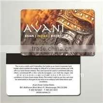 free samples supply PVC magnetic card for corporate